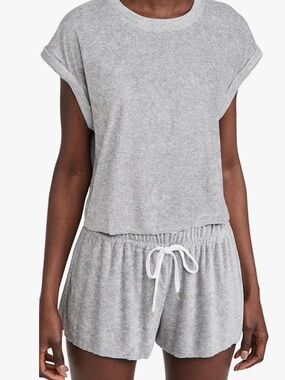 Honeydew Just Chillin Terry Set in Gray Sz Small